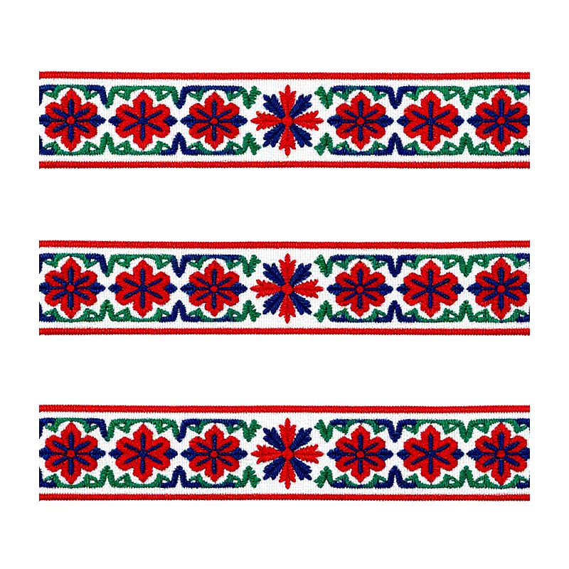 Embroidery Patches - فينيل نقل حراري بتطريز شعبي، رقعة