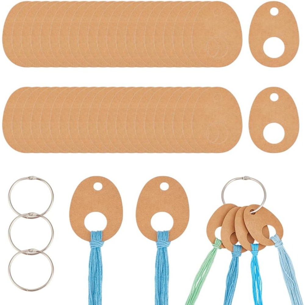 Embroidery Floss - 100 قطعة دمعة الخيط قطرات Burlywood