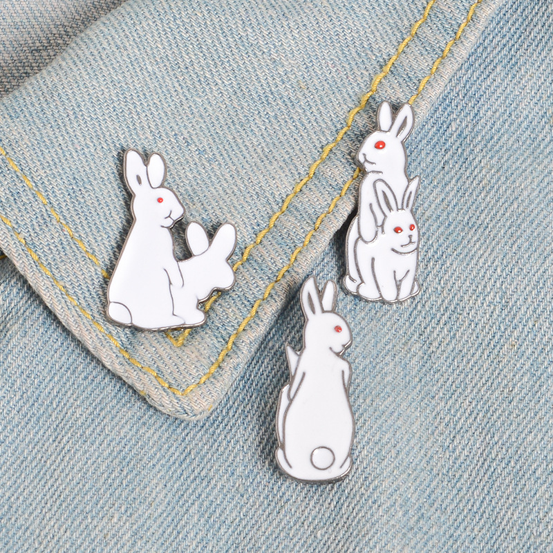 الكرتون الحيوانات بروش دبابيس  - مراجعة Embroidery Rabbit وسعره