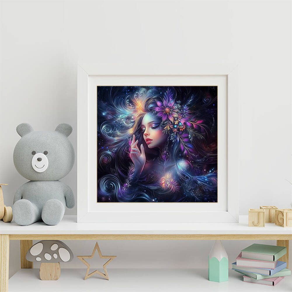 لوحة ماسية للرسم بنفسك بنمط صو - مراجعة Embroidery For Beginners وسعره