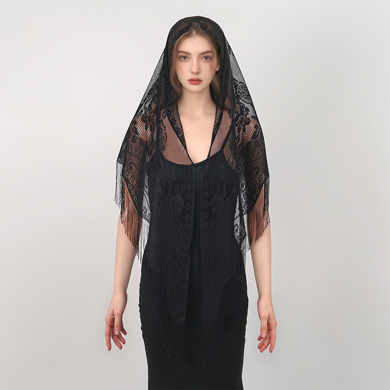 جديد التطريز وشاح دانتيل شال ا - مراجعة Embroidery Shawl وسعره