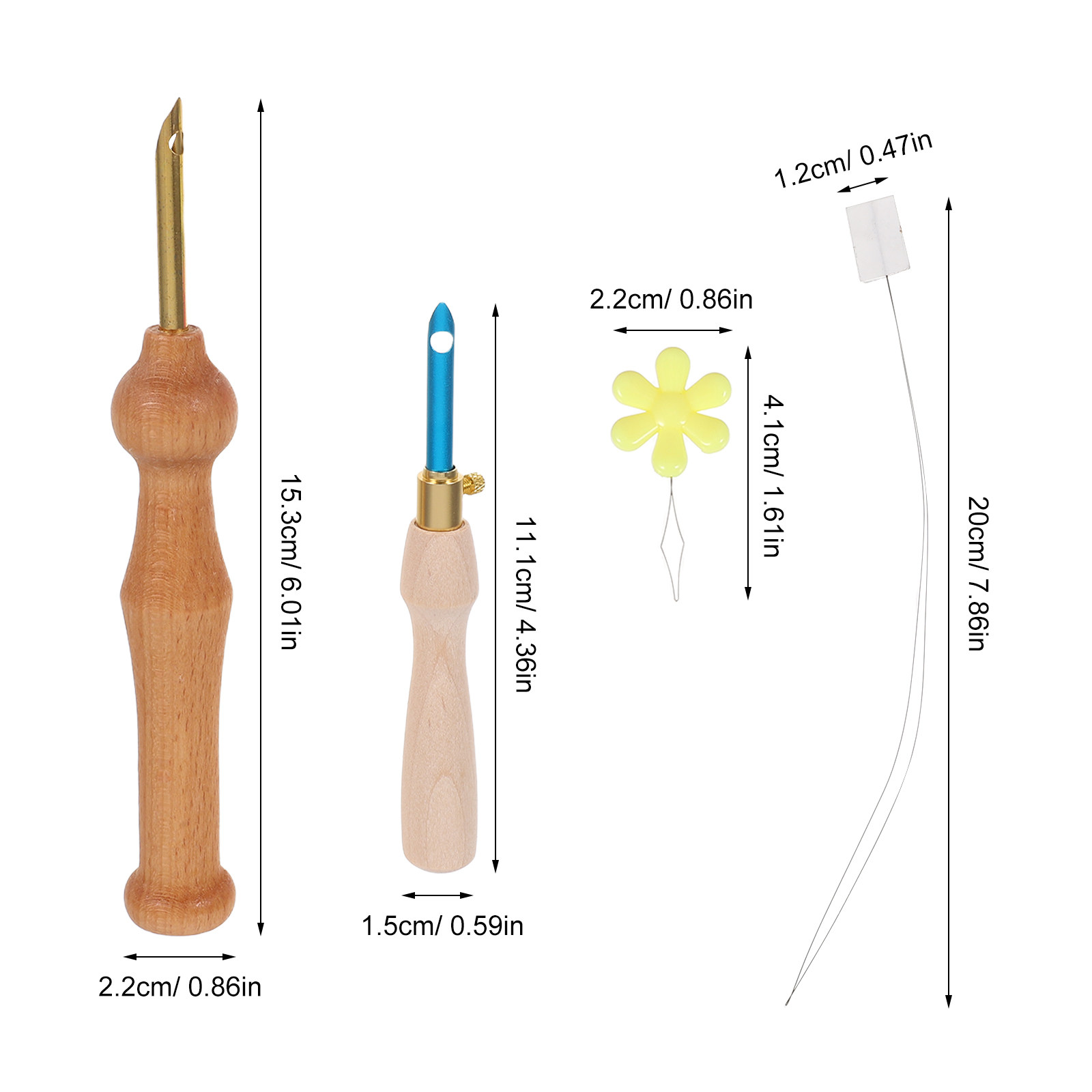 مجموعة واحدة من أدوات الإبرة ا - مراجعة Punch Needle Handle وسعره