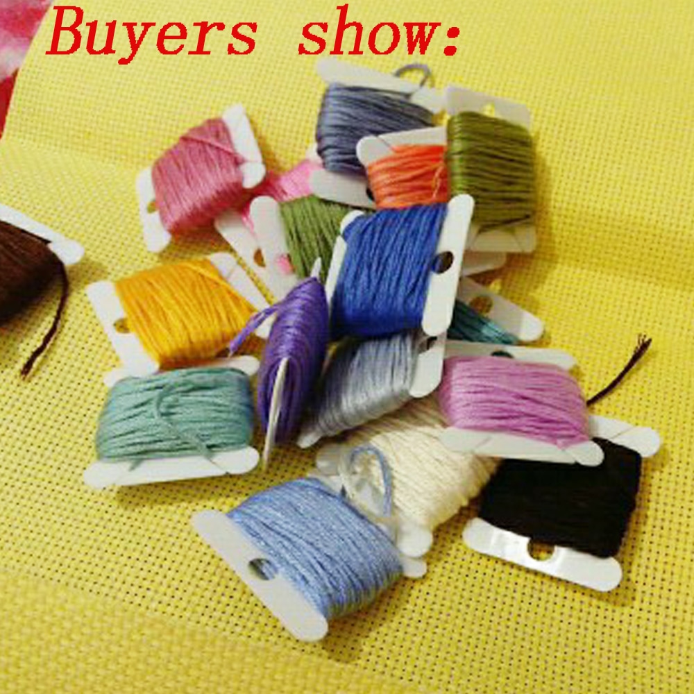 30 بكرة خياطة من البلاستيك بخي - مراجعة Embroidery Floss وسعره