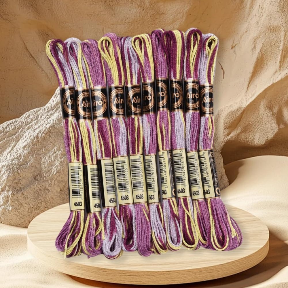 6 السواحل الأرجواني متنوعة الت - مراجعة Embroidery Floss وسعره