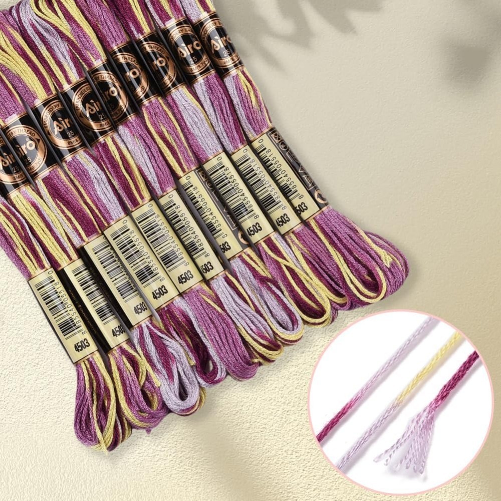 6 السواحل الأرجواني متنوعة الت - مراجعة Embroidery Floss وسعره