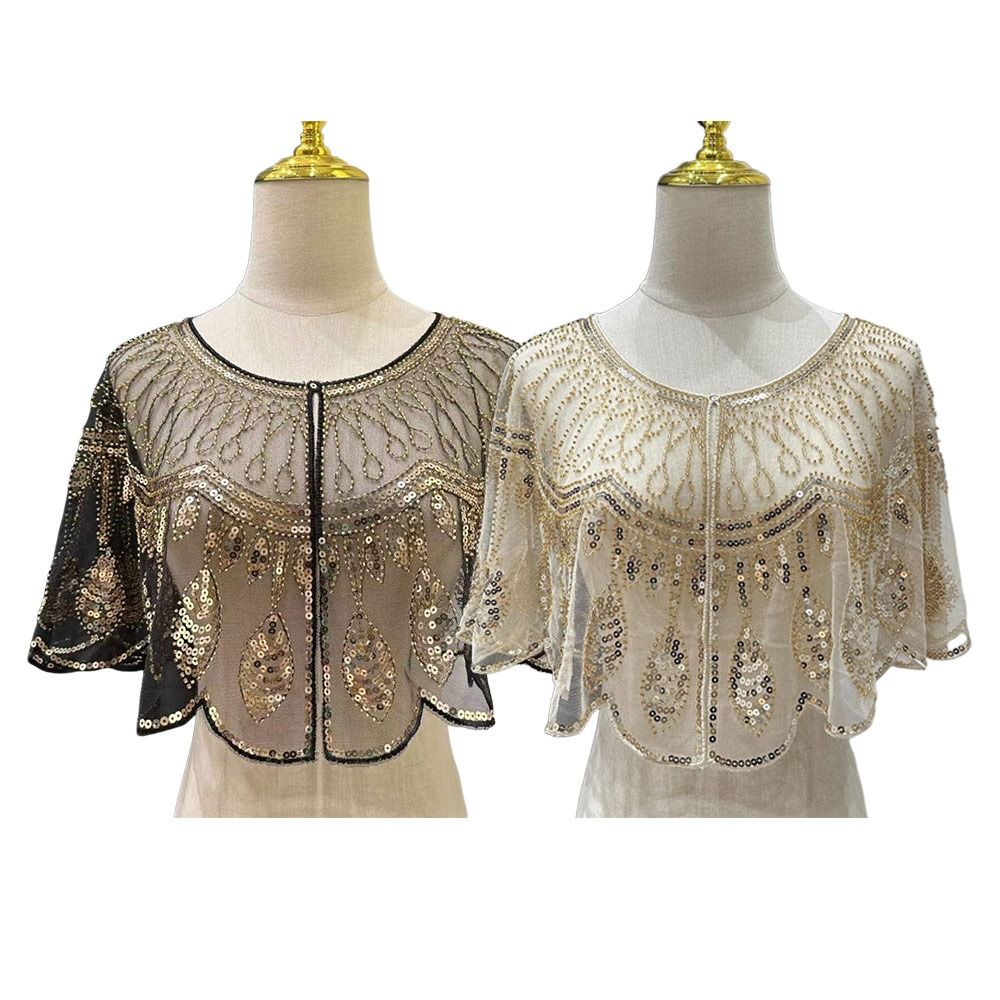 شال فلابر عصري على طراز عشريني - مراجعة Embroidery Shawl وسعره