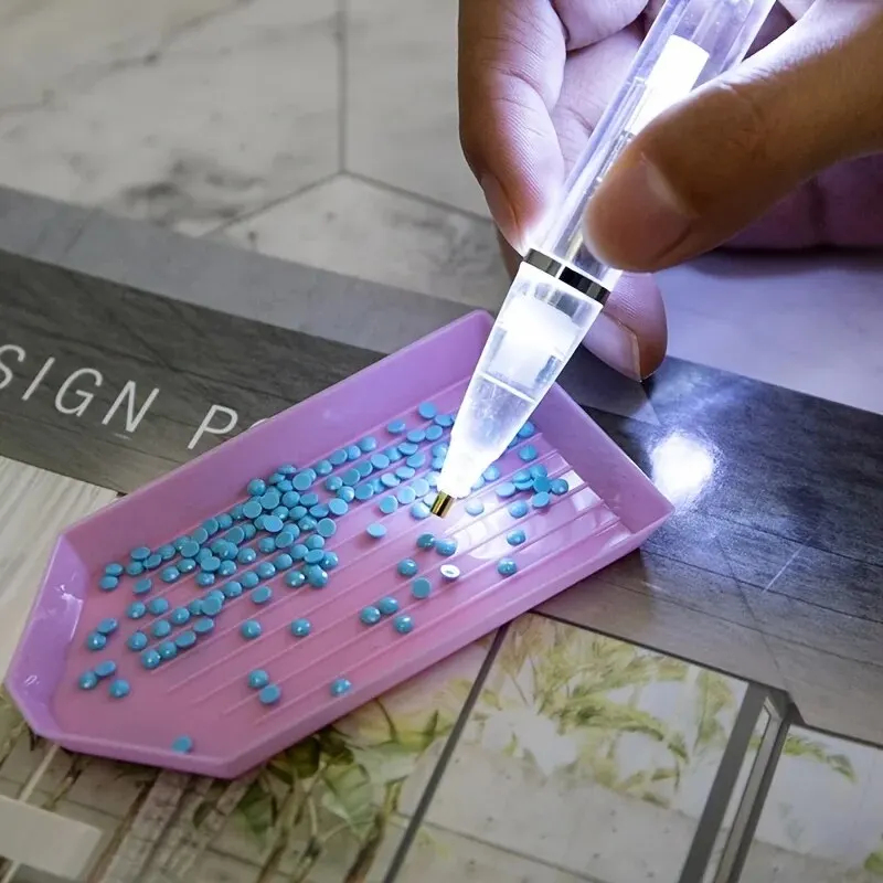 قلم رسم بالألماس مع إضاءة LED، - مراجعة Embroidery Computer وسعره