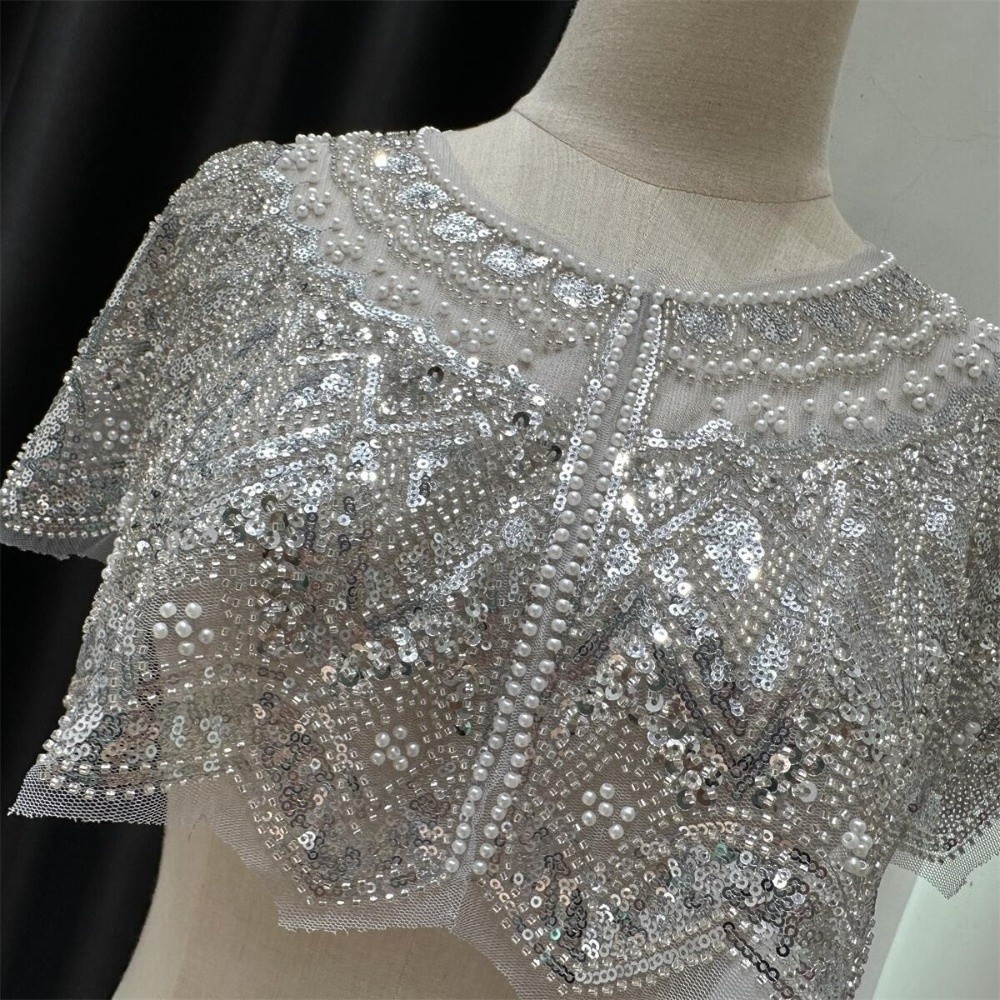 شال كتف نسائي قصير مطرز بالترت - مراجعة Embroidery Shawl وسعره