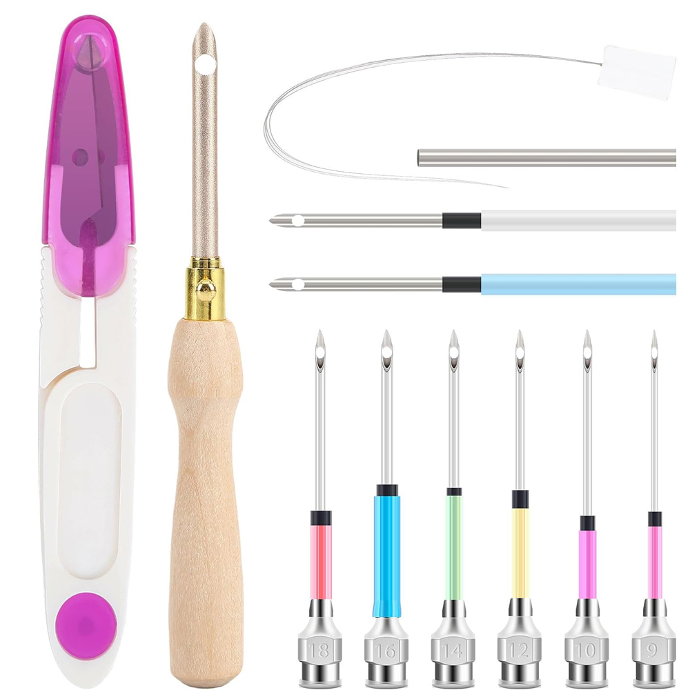 مجموعة إبرة تطريز مثقوبة قابلة - مراجعة Punch Needle Handle وسعره