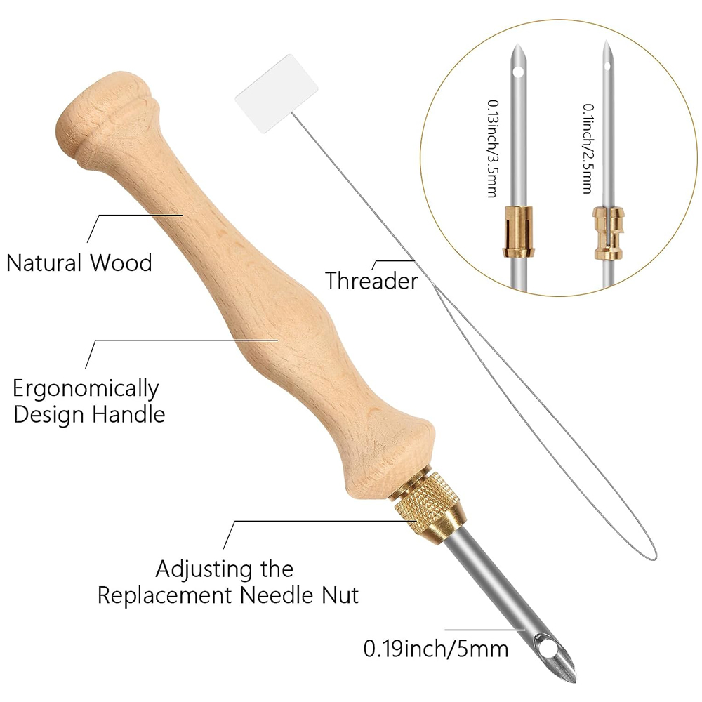 مجموعة أدوات تشغيل إبرة لكمة م - مراجعة Punch Needle Handle وسعره