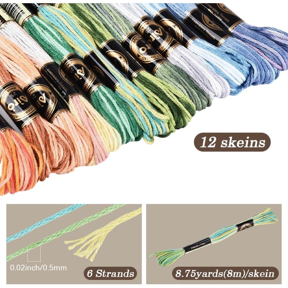 12 خيطًا، 105 ياردة، خيط تطريز - مراجعة Embroidery Computer وسعره
