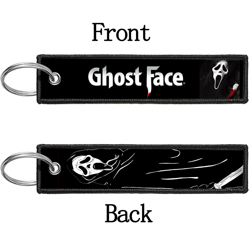 سلسلة مفاتيح GHOST FACE للرجال - مراجعة Embroidery Keychain وسعره