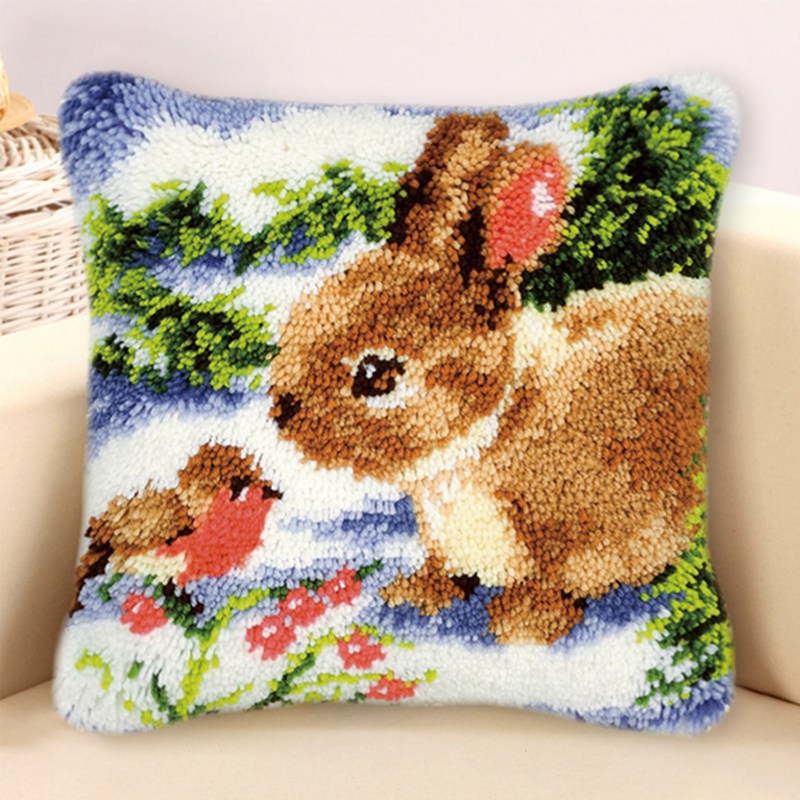 أطقم وسائد سميرنا بتصميمات حيو - مراجعة Embroidery Rabbit وسعره