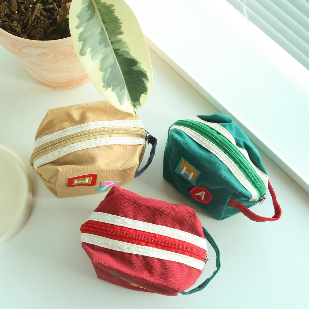 حقيبة قماشية صغيرة بسحاب مخصصة - مراجعة Embroidery Patches وسعره