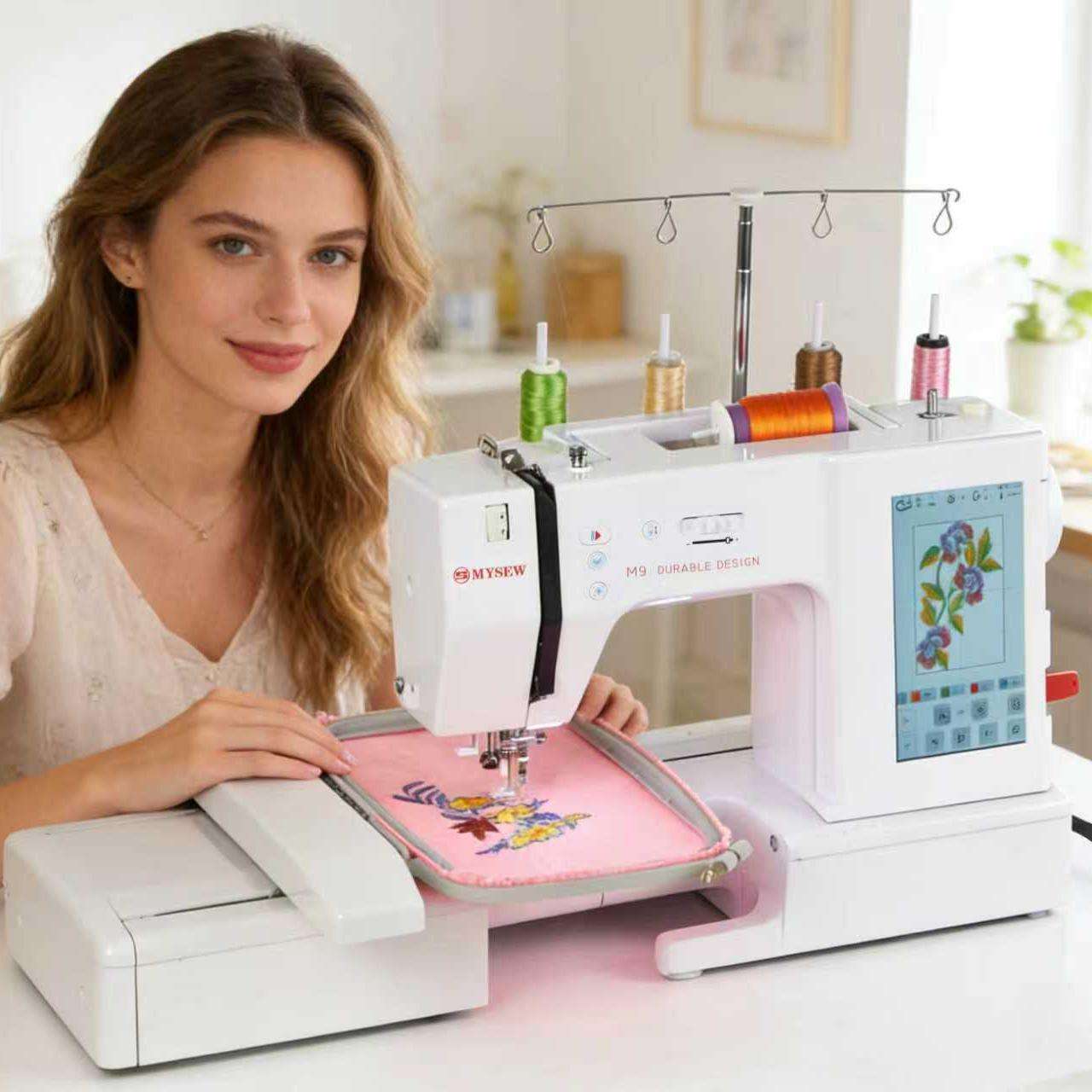 ماكينة تطريز منزلية آلية عالية - مراجعة Embroidery Computer وسعره