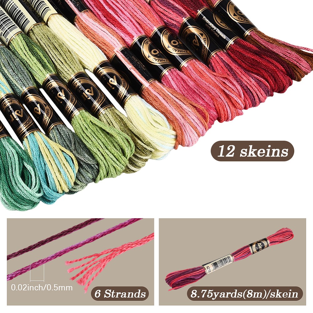 خيط تطريز بطول 105 ياردة، 6 طب - مراجعة Embroidery Floss وسعره