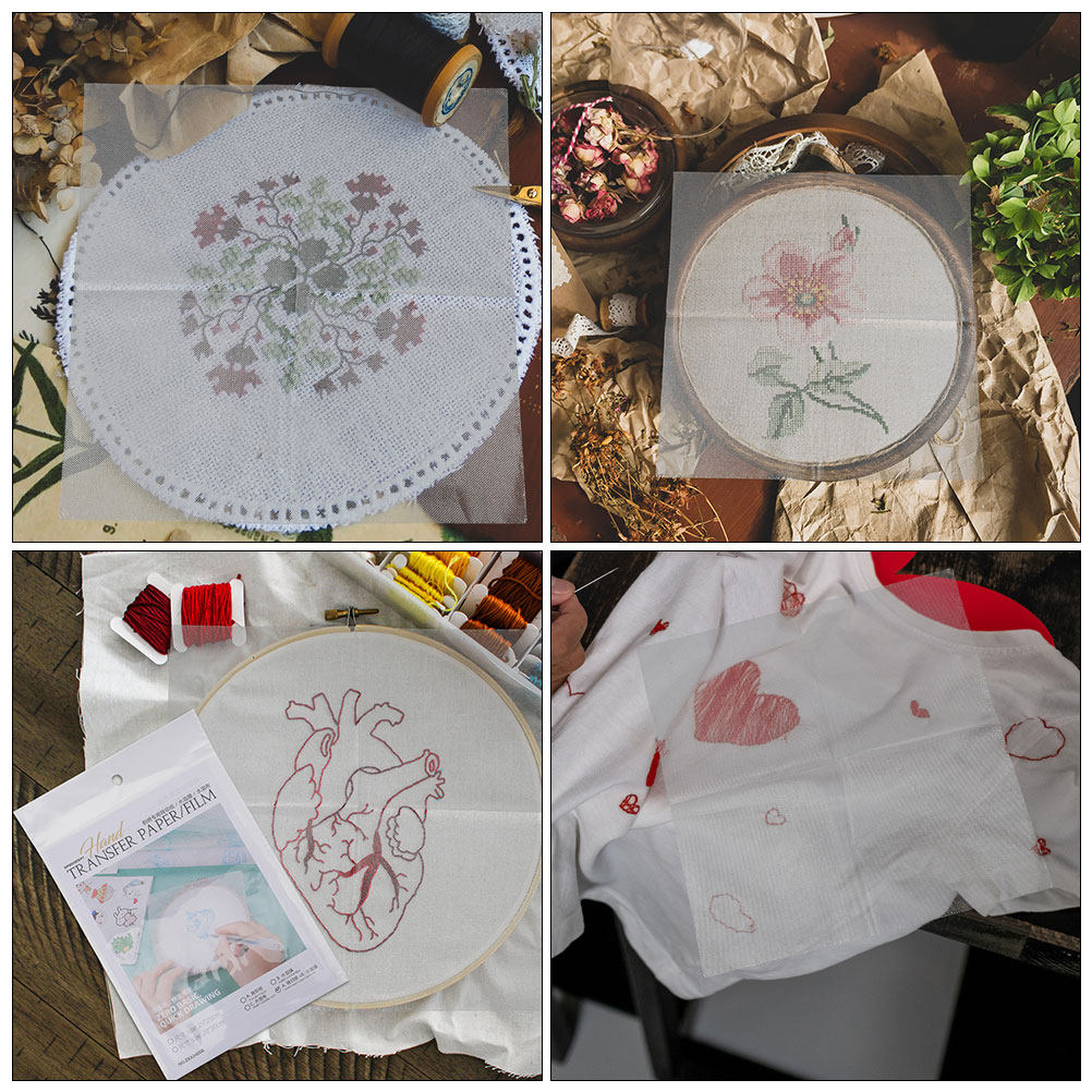 مجموعة من 8 قطع ورق تطريز قابل - مراجعة Embroidery Free Pattern وسعره