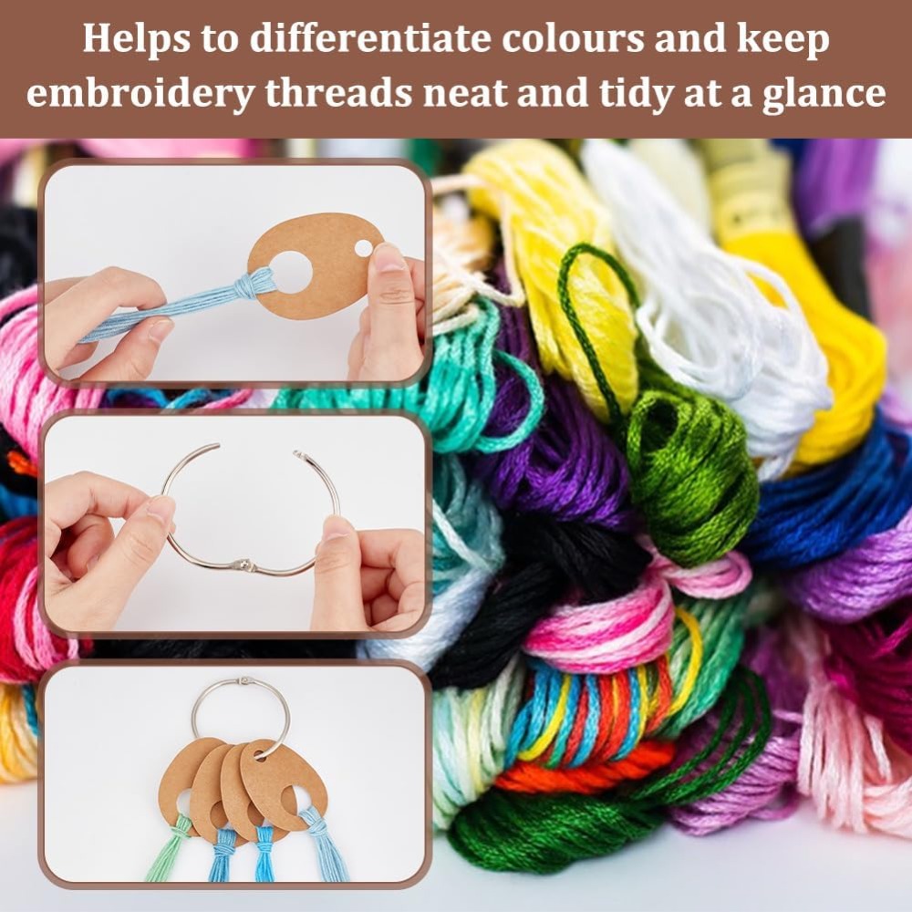 100 قطعة دمعة الخيط قطرات Burl - مراجعة Embroidery Floss وسعره