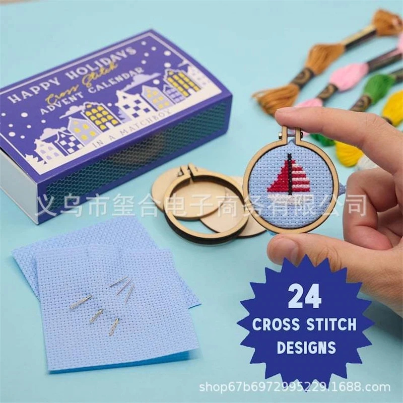 24 يوما العد التنازلي عبر غرزة - مراجعة Embroidery Floss وسعره