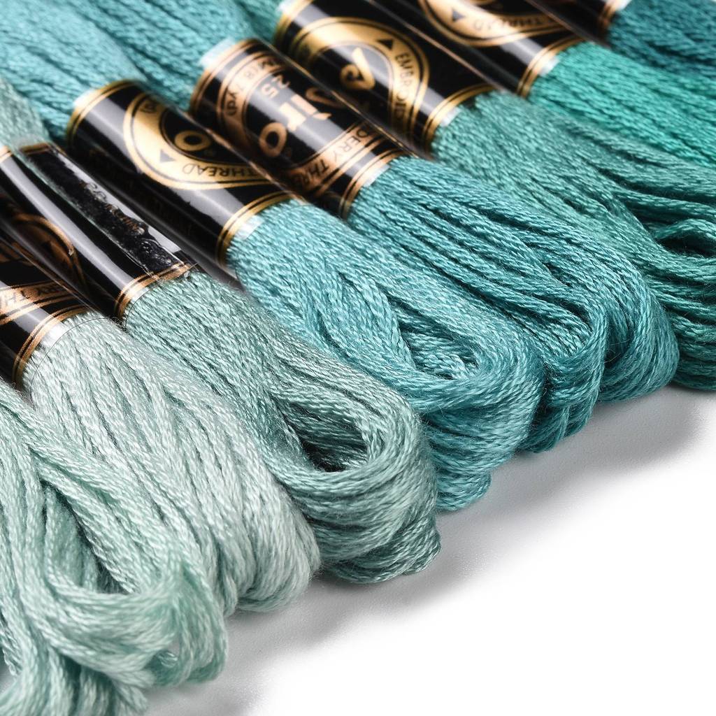 مجموعة من 8 بكرات خيوط تطريز ب - مراجعة Embroidery Floss وسعره