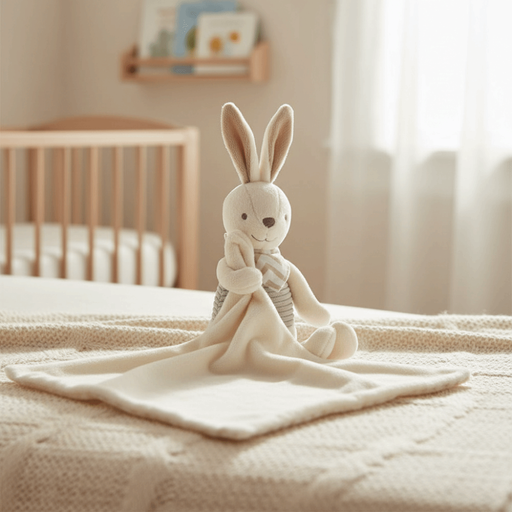 بطانية أطفال مربعة الشكل على ش - مراجعة Embroidery Rabbit وسعره